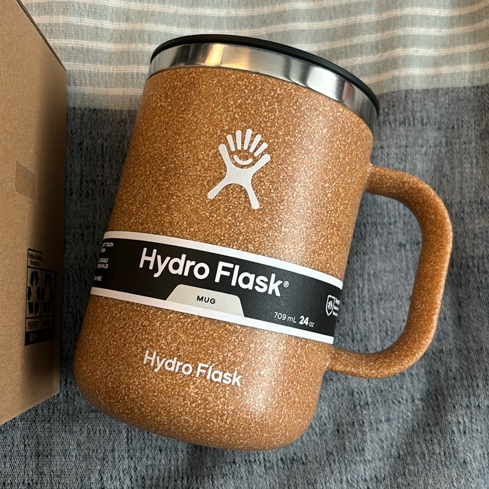 Hydroflask 24 Oz Mug - Bark - Brand New